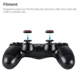 Joysticks 4pcs Silicone Analogue Thumb Stick Grips Cover For Xbox 360 One Playstation 4 For PS4/PS3 Pro Slim Gamepad Cap Joystick Cap Cases