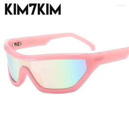 Sunglasses Cyberpunk Y2k Women 2024 Trends Punk Sun Glasses For Men Retro 2000's One Piece Sunglass Shades Sports Cycling Goggle