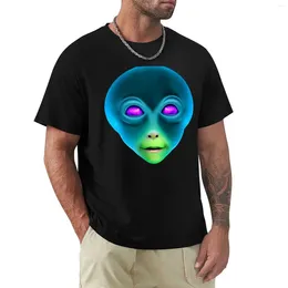 Men's Polos Kind Extraterrestrial Face T-Shirt Heavyweights Customizeds Boys Animal Print Heavyweight T Shirts For Men