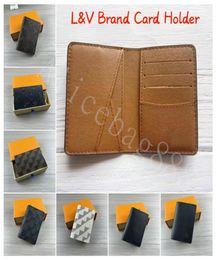 New Designer Bag V Card Holders Soft Leather Mini Bags For Unisex Mens Wallet Passport PU Leather Bags With Multi Style Multifunct7834677