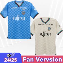 24 25 Kawasaki Mens Soccer Jerseys Frontale OMINAMI SASAKI KURUMAYA ERISON YU MARUYAMA JESIEL ZE RICARDO Home Away Short Sleeve Football Shirts