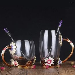 Wine Glasses Creative Transparent Crystal Carve Patterns Glass Cup For Tea Home Drinking Ware Wedding Gift