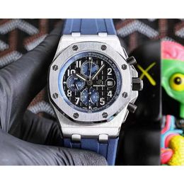Designer Watch Luxury Automatic Mechanical Watches Pigo Type Movement Sapphire Size 44mm 12mm Imported Rubber Bracelet Wristwatch