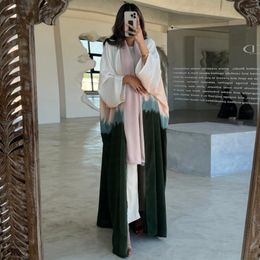 Ethnic Clothing Modest Abayas For Women Eid Ramadan Muslim Maxi Dress Kimono Cardigan Turkey Robe Dubai Open Abaya Islamic