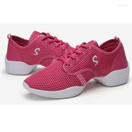 Dance Shoes For Women Sneakers Sports Feature Soft Outsole Breath Woman Practise Modern Jazz