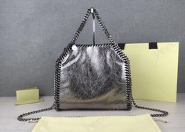 Diagonally across various sizes large medium and small handshake mini designer bag famous female Falabella bag7467019