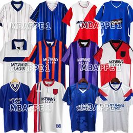 82 83 84 87 88 LAUDRUP Retro Mens Soccer Jerseys ALBERTZ KENT 92 93 94 95 96 97 99 STEWART GASCOIGNE MCCOIST FERGUSON Home Blue Away Football Shirt Glasgow Rangers