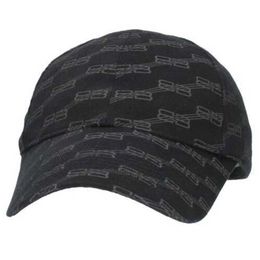 Designer Baseball Hat المطرزة الصيفية الصيفية Cap Belenciagaa #11 حجم الحجم L Logo Hat Black 103042 BS99 Excessorswlkdzw