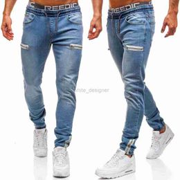 Designer jeans per maschile maschi in denim maschi