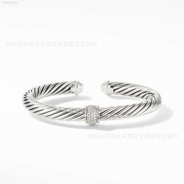 2024 Designer David Yumans Yurma Jewellery Bracelet Xx Fashion and Fashion 7mm Bracelet Ball Twisted Thread Handpiece