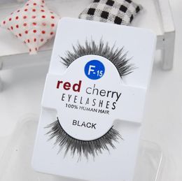 Factory directly 27 styles RED CHERRY False Eyelashes Natural Long Eye Lashes Extension Makeup Professional Faux Eyelash Winged Fa9163014