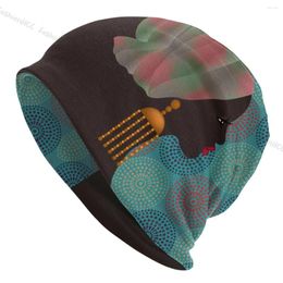 Berets Retro African Tribes Bonnet Homme Outdoor Thin Skullies Beanies Beautiful Women Caps For Men Creative Hats