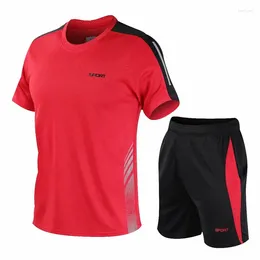 Running Sets Adult Children Clothes Men Short Sleeve Soccer Jersey Training Uniforms Boys Girls Football Jerseys Tracksuit