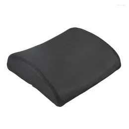 Pillow -Memory Foam Seat Chair Lumbar Back Support For Office Home Car Black