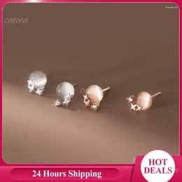 Stud Earrings Designer Elegant Exquisite Cute Jewellery Simple Women No Deformation Fashionable Fashion Chic