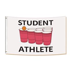 Student Athlete Flag 3x5 Ft Double Stitching Decoration Banner 90x150cm Sports Festival Polyester Digital Printed Whole4190462