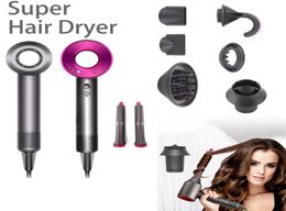 Hair Dryers Negative Ionic Professional Salon Blow Powerful Travel Homeuse Cold Wind 2210184379589
