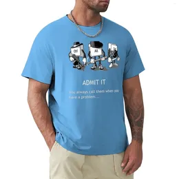 Men's Polos Ctrl Alt Del T-Shirt Customs Cute Tops Boys Animal Print Blouse T Shirts