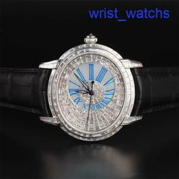 AP Casual Wrist Watch 15327BC.ZZ.D022CR.01 Millennium Automatic Machinery 18k Platinum Backset Diamond Luxury Men