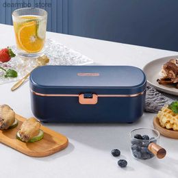 Bento Boxes 900ml Electric Lunch Box Water Free Heating Bento Box Portable Rice Cooker Thermostatic Heating Food Warmer For Office 220V L49