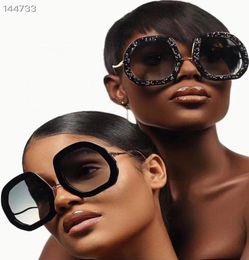 The Party Pilot Sunglasses Studes Gold Brown 1588 Shaded Sun Glasses Women Fashion Rimless sunglasses eye wear with box3931942