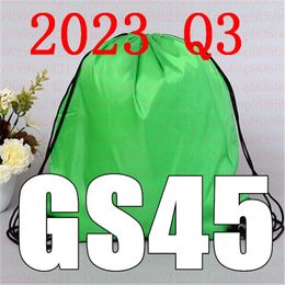 Shopping Bags Latest 2024 Q3 GS 45 Drawstring Bag GS45 Belt Waterproof Backpack Shoes Clothes Yoga Running Fitness Travel