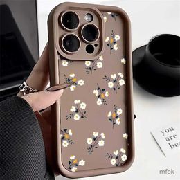 Cell Phone Cases Silicone Flower Phone Case For Redmi Note 12 11 10 Pro 9 8 12C 10C 11s 10s Case Poco F5 Pro X5 Mi 10T 11 Lite Matte Cover