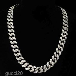 Hip Hop Jewellery New Necklace Factory Price Men America Gift Chain Party Figure Necklacesmiami Cuban Link Real Gold GIVR 059J FQOC