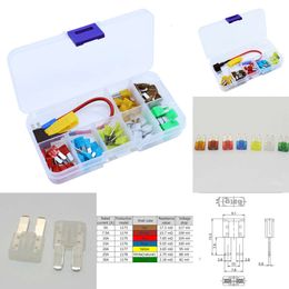 New Mirco2 ATR Size Blade 50pcs/box Assortment Set Auto Car Truck 5/7.5/10/15/20A Fuse for Ford/fox /mondeo /dodge/jeep