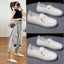 Casual Shoes Soft-soled Leather Slip-on Ladies Women Non-slip Lightweight Wear-resistant Comfortable Zapatos De Mujer