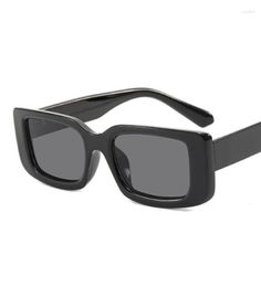 Sunglasses Ins Square Women Brand Designer Small Frame Rectangle Sun Glasses Fashion Female Clear Lens Personality Shades1358505