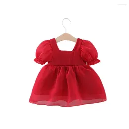 Girl Dresses Summer Dress Big Bow Kids Party For Baby Girls Casual Style Children Toddler Costume