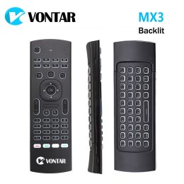 Box MX3 Air Mouse 2.4GHz Wireless Mini Keyboard Voice remote control IR Learning Remote Control For PC Android TV Box x96 mini x96