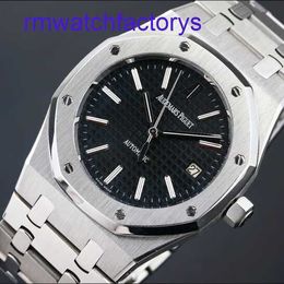 Minimalist AP Wrist Watch Royal Oak Series 15300ST Precision Steel Blue dial Mens Fashion Leisure Business Sports Machinery Watch