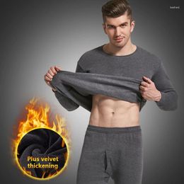 Men's Thermal Underwear Sets Men Long Johns Autumn Winter Warm Sleeve Thermo Set Male Thick Inner Clothing