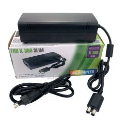 Speakers New For XBox 360 X360 S Slim Power Supply AC Adapter Charger 220V Charge Charging Power Supply Cord Cable EU/US/UK