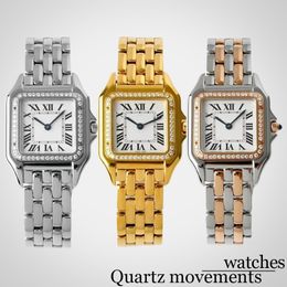 Designer Watches High quality Women watch Movement watches quartz movement 22 or 27 mm size Stainless Steel Diamond dial Sapphire fashions Luxury Woman Watches
