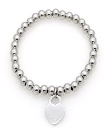 Heart pendant beaded strand designer bracelets Jewellery stainless steel gold chain gemstones 3 pcs bracelet for men women healing s9243591