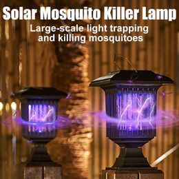Mosquito Killer Lamps 3-in-1 solar garden mosquito killer lawn bed bug lamp YQ240417