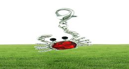 Whole Fashion Floating Lobster Clasp Charms Crystal Crab Animal Pendants DIY Charms For Jewellery Making Accessories7875483