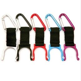 Mountaineering buckle water bottle buckle hook hook clip portable tactical camping mountaineering keychain multicolor