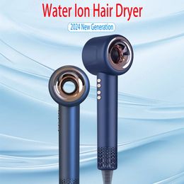 Negative lonic Hair Dryer Update Professional Leafless Hair Dryers Blow For Home Appliance With Salon Style 240415