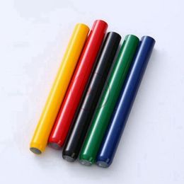 New Style Dugout Mini Colourful Aluminium Alloy Pipes Portable Digger Philtre Herb Tobacco Smoking Cigarette Holder Tube Catcher Taster Bat One Hitter Tips DHL