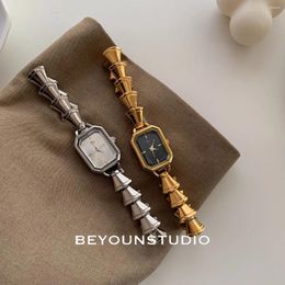 Wristwatches Antique Jewelry 2024 Women's Watch Japanese Quartz Movement Continuously Upgrades Luxury Temperament Simple Fashion