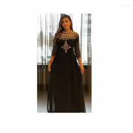 Ethnic Clothing Kaftan African Hand Embroidery Moroccan Dubai Modern Bridal Party Wear