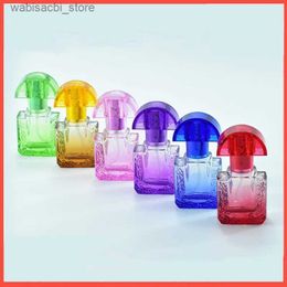 Fragrance 10/30pcs New 15ml Empty Perfume Spray Bottle High-end Coloured Glass Bottles Fragrance Atomizer Portable Travel Liquid Dispenser L49