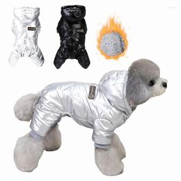 Dog Apparel Winter Warm Pet Clothing Waterproof Jumpsuit Coat Puppy Jacket Hoodies For Small Medium Dogs Cotton Clothes Outfit