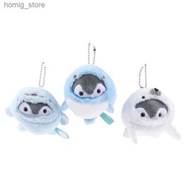 Plush Keychains 12CM Plush Penguin Doll Backpack Pendant Plush Penguin Toy Holiday Gift Seal Doll Plush Pendant Couple Keyring Penguin Pendant Y240415