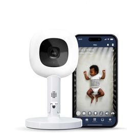 Stay connected and worry-free with Nanit Pro Smart Baby Monitor and Flex Stand - 1080p Secure WiFi Camera, Sensorless Sleep Breath Movement Tracker, Bidirectional Audio