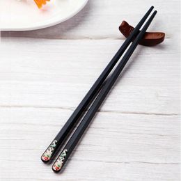 Chopsticks 6Pair Japanese Reusable Pointed Tip Glass Fiber Non-slip Tableware Dinnerware Set Kitchen Supplies